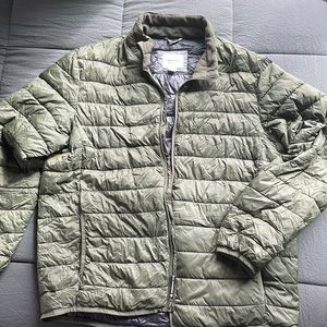 Hunter Green Down Jacket Mens XL old navy